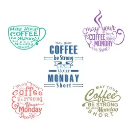 Monday Coffee SVG Cuttable Designs