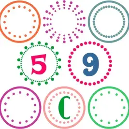 Circle Dot SVG Cuttable Designs