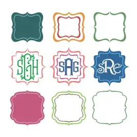 Scallop SVG Cuttable Frames