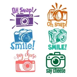 Camera SVG Cuttable Designs