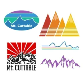 Mountain Pack SVG Cuttable Designs