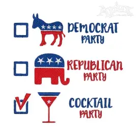 Party Embroidery Designs