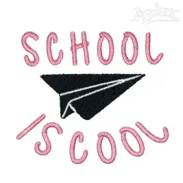 School is Cool Embroidery Designs