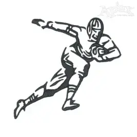 Football Retro Embroidery Designs