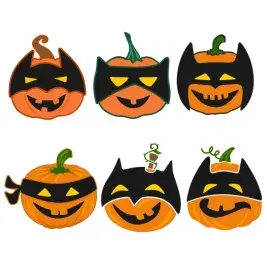 Bat Pumpkin SVG Cuttable Designs