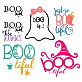 Boo-tiful SVG Cuttable Designs