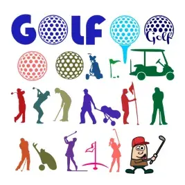 Golf Pack SVG Cuttable Designs