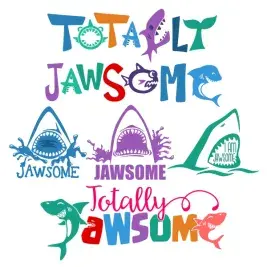 Jawsome SVG Cuttable Designs