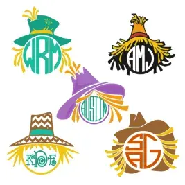 Scarecrow SVG Cuttable Designs