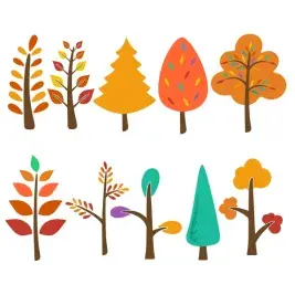 Autumn Tree Pack SVG Cuttable Designs