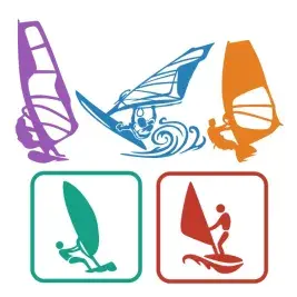 Wind Surf SVG Cuttable Designs