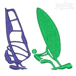 Windsurf Embroidery Designs
