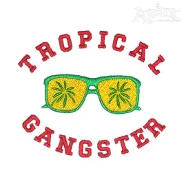 Tropical Gangster Embroidery Designs