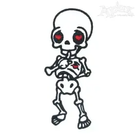 Halloween Bone Embroidery Designs