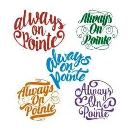 Always On Pointe SVG Cuttable Designs