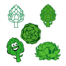 Artichoke SVG Cuttable Designs