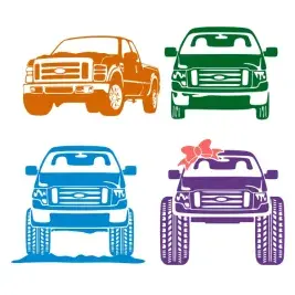 Ford f250 SVG Cuttable Designs
