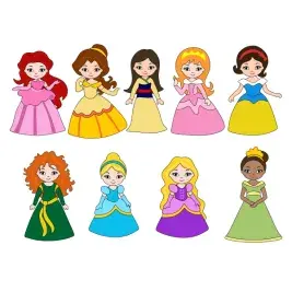 Little Princess SVG Cuttable Designs