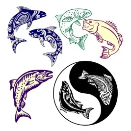 Salmon Pack SVG Cuttable Designs