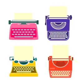 Typewriter SVG Cuttable Designs