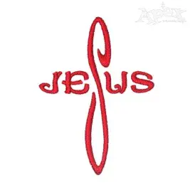 Jesus Cross Embroidery Designs