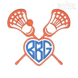 Lacrosse Hockey Embroidery Frames
