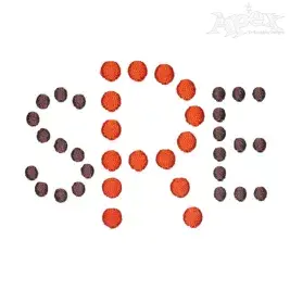 Dot Alphabet Embroidery Fonts