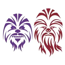 Chewbacca SVG Cuttable Designs
