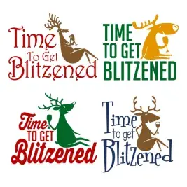 Time to get Blitzened SVG Cuttable Designs