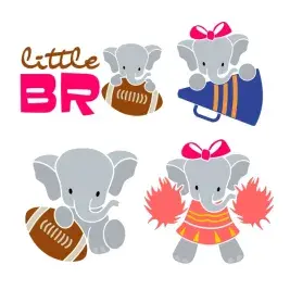 Elephant Alabama Cuttable Design