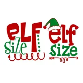 Elf Size SVG Cuttable Designs