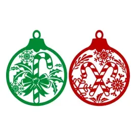 Christmas Ornament SVG Cuttable Designs