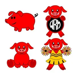 Razorback SVG Cuttable Designs