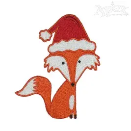 Fox Christmas Embroidery Designs