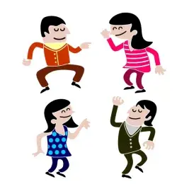 Dancer People SVG Cuttable Designs