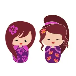 Lovely Girl Doll SVG Cuttable Designs