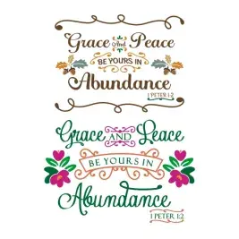 Grace and Peace SVG Cuttable Designs