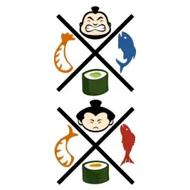 Japanese Sumo Wrestler Meal SVG Cuttable Designs