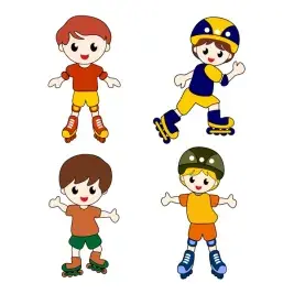 Roller Skates For Kids SVG Cuttable Designs