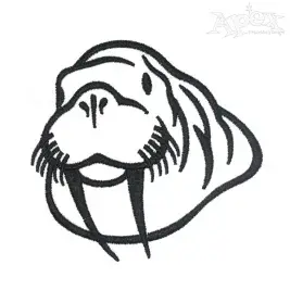 Walrus Embroidery Designs