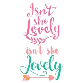 She Is Lovely SVG Cuttable Designs