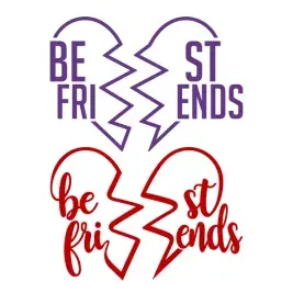 Best Friend SVG Cuttable Designs