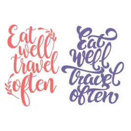 Eat Well SVG Cuttable Designs