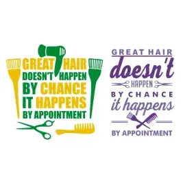 Great Hair SVG Cuttable Designs