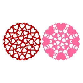 Round Heart SVG Cuttable Designs