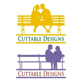 Wedding Cake Tooper SVG Cuttable Frames