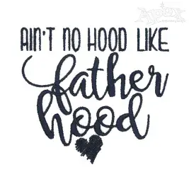 Fatherhood Embroidery Design