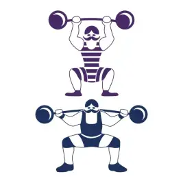 Weight Lifting SVG Cuttable Files