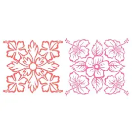 Hibiscus Flower Art SVG Cuttable Files