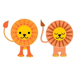 Lovely Cartoon Lion SVG Cuttable Files